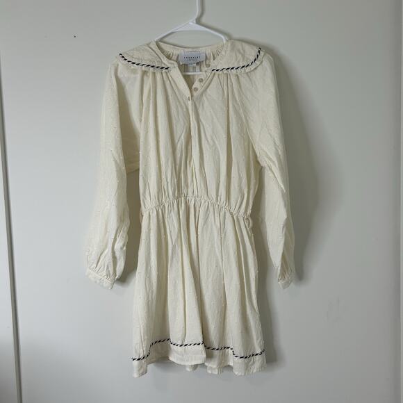 THE SHIRT by Rochelle Behrens Taylor Mini Dress Women’s Small Peter Pan Collar - Picture 1 of 9